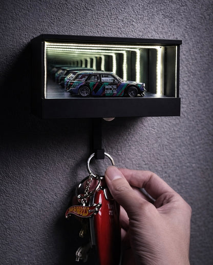 Modern LED Wall Art Key Holder – Stylish Home Décor