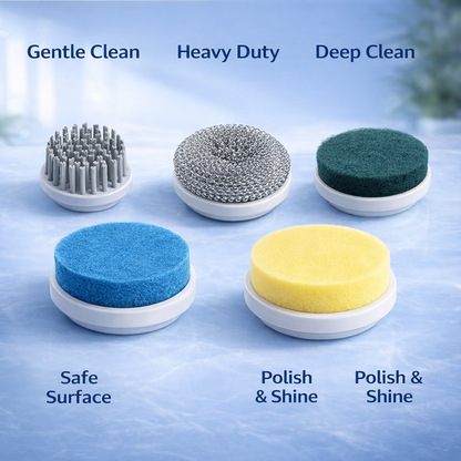 PowerScrub™ – Cordless 5-in-1 Cleaning Brush