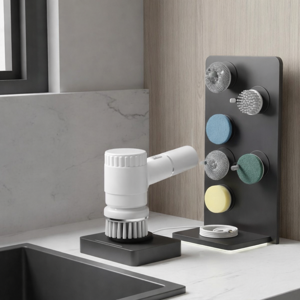 PowerScrub™ – Cordless 5-in-1 Cleaning Brush